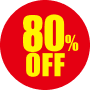 80% off