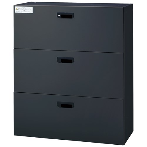 ■Jeラテラル3段保管庫 JE-105H-3 TBK D450
