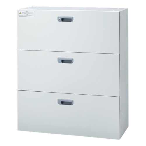 ■Jeラテラル3段保管庫 JE-105H-3 W4 D450