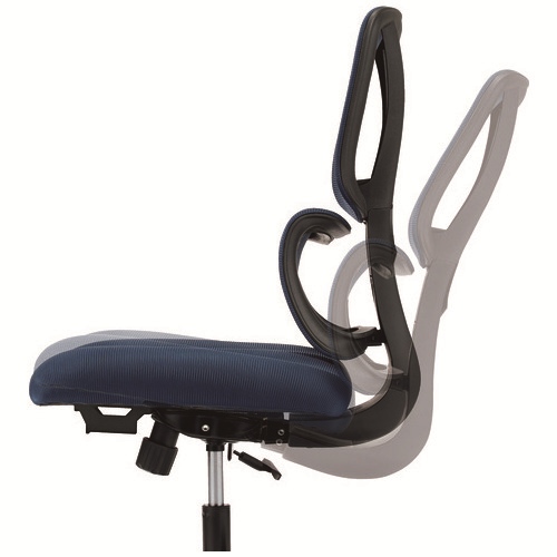 ■事務イス OCV25HH NV 肘無 ネイビー
